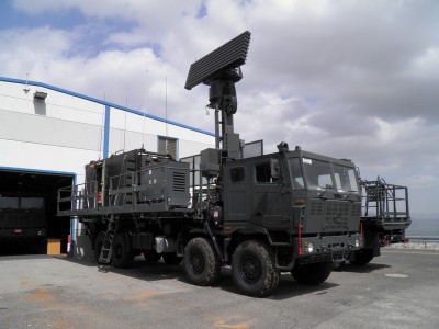 ISR - SPYDER - Vozidlo velení a řízení CCU s radiolokátorem EL/M-2106 ATAR