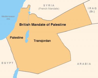 Britský mandát Palestina [1922-1948] - 