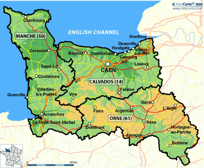 Region Dolní Normandie - 