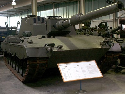 Leopard 2AV - Prototyp Leopard 2 s vežou T14 mod. s EMES 13