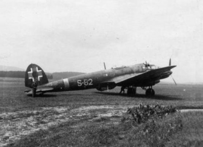 Lisický, Mikuláš - Heinkel He 111H3 SAF S 82, Trenčín, Slovensko, leden 1943
