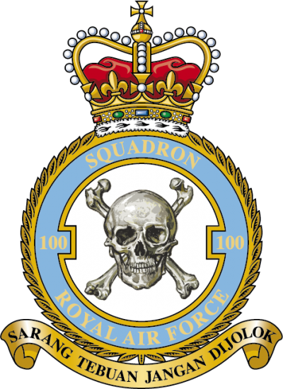 100. peruť RAF - zdroj: https://www.raf.mod.uk/our-organisation/squadrons/100-squadron/