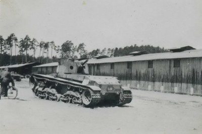 Škoda Š-III-6 - 13.638 - Nabídka fota na e-Bay doplněna textem: Panzer Tank deutsch Tarn Grafenwöhr, bez data vročení.